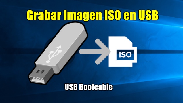 crear usb boteable